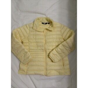 Lands End Medium Kids 10-12 Lightweight Puffer Jacket Yellow‎